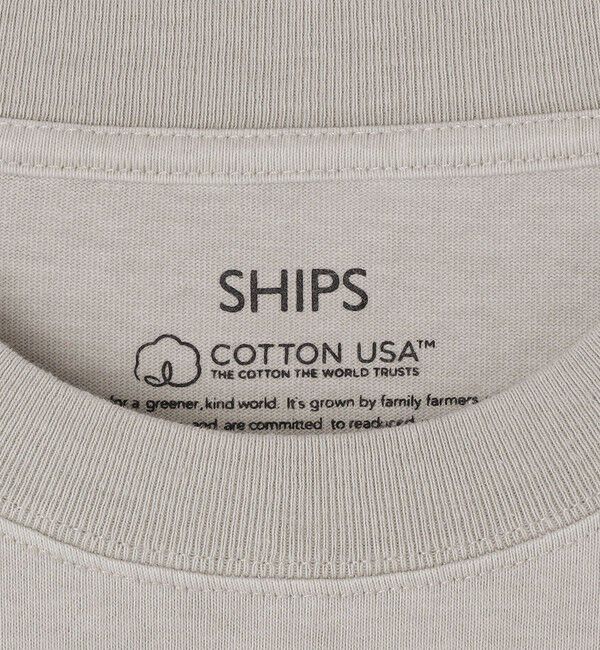 SHIPS「SHIPS: ピグメント スウェット ショートスリーブ Tシャツ」|Tシャツ・カットソー|