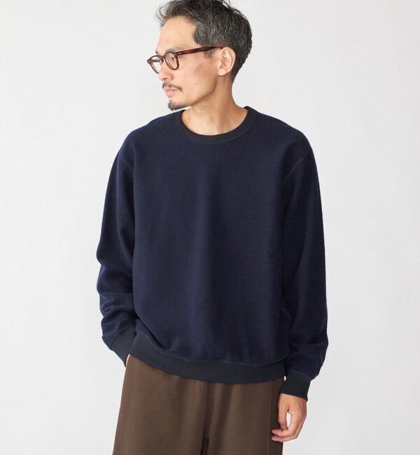 SHIPS「SHIPS: コットン ウール クルーネック スウェット」|スウェット・ジャージ|