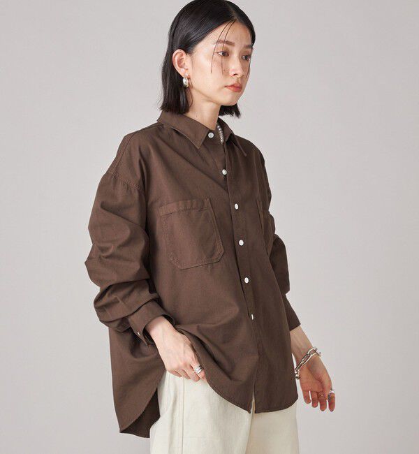 SHIPS for women「SHIPS NINE CASE:〈洗濯機可能〉ダイド シャツ」|シャツ・ブラウス|