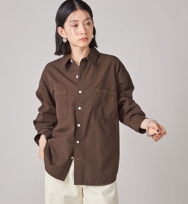 SHIPS for women「SHIPS NINE CASE:〈洗濯機可能〉ダイド シャツ」|シャツ・ブラウス|