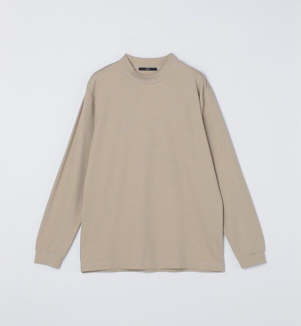 SHIPS「【WEB限定】SHIPS: ポンチ モックネック ロングスリーブ Tシャツ」|Tシャツ・カットソー|