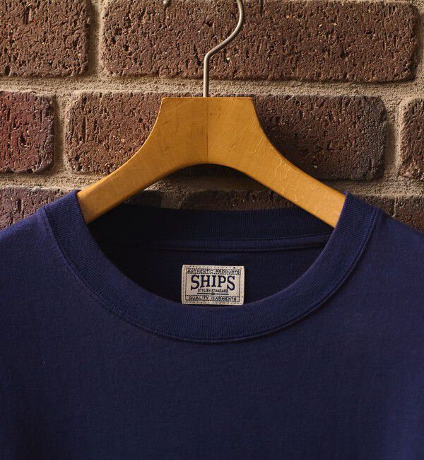 SHIPS「SHIPS: AUTHENTIC コットン スウェット ロングスリーブ Tシャツ」|Tシャツ・カットソー|