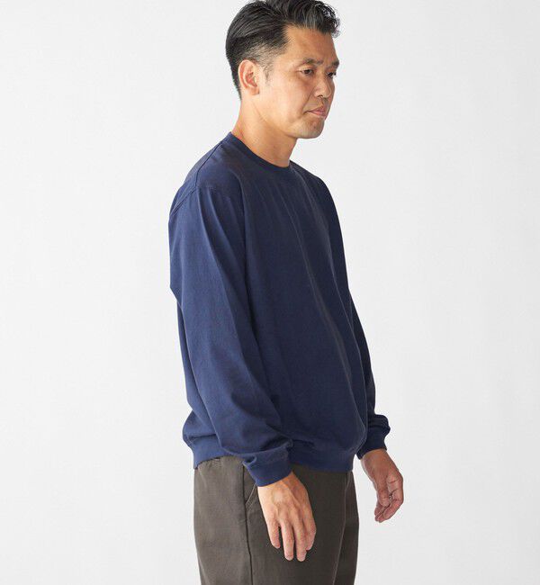 SHIPS「SHIPS: AUTHENTIC コットン スウェット ロングスリーブ Tシャツ」|Tシャツ・カットソー|