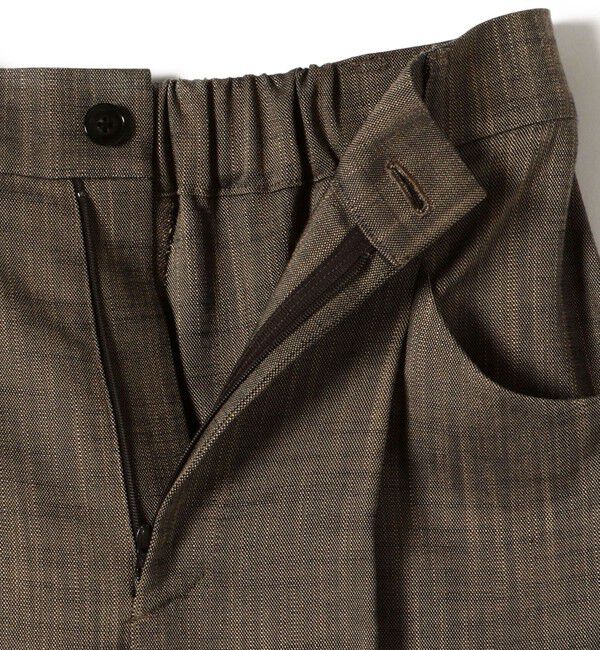 SHIPS for women「〈手洗い可能〉シャンブレー ポケット デザイン ワイド パンツ」|スラックス|