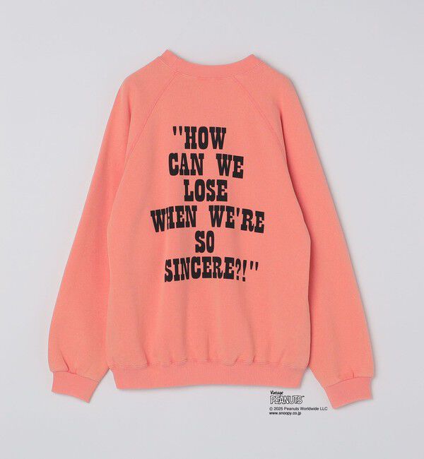 SHIPS「【SHIPS別注】AIRTOWNE: ピーナッツ ヴィンテージ スウェット」|スウェット・ジャージ|