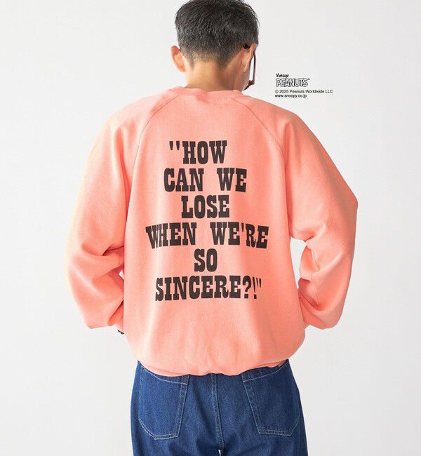 SHIPS「【SHIPS別注】AIRTOWNE: ピーナッツ ヴィンテージ スウェット」|スウェット・ジャージ|