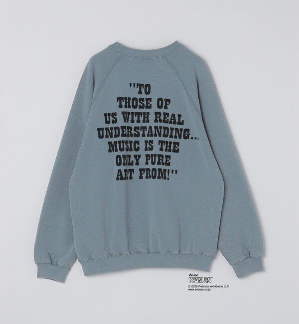 SHIPS「【SHIPS別注】AIRTOWNE: ピーナッツ ヴィンテージ スウェット」|スウェット・ジャージ|