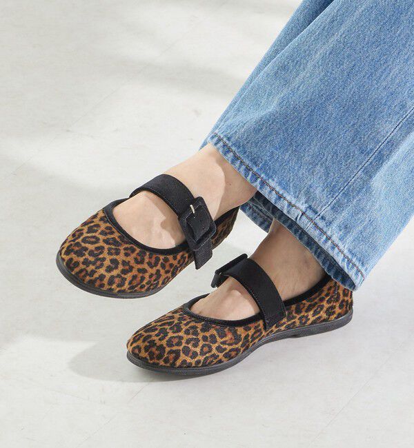 SHIPS for women「MACARENA: レオパード メリー ジェーン」|バレエシューズ|