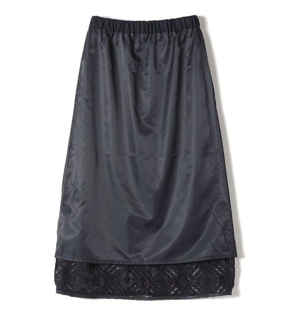 SHIPS for women「〈手洗い可能〉ラッセル レース ウエスト ギャザー タイト スカート」|スカート|