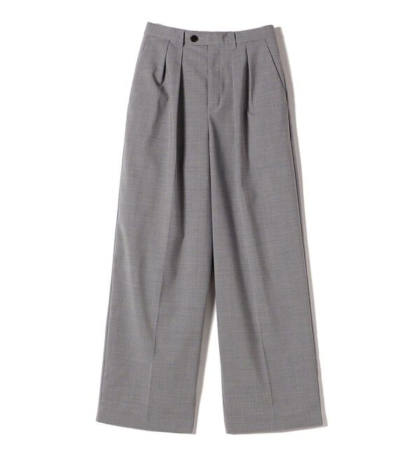 SHIPS for women「〈手洗い可能〉トロピカル タック パンツ（セットアップ対応）」|スラックス|