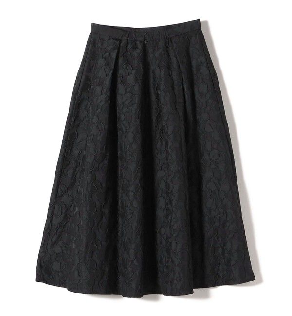 SHIPS for women「〈手洗い可能〉膨れ ジャカード タック フレア スカート」|スカート|