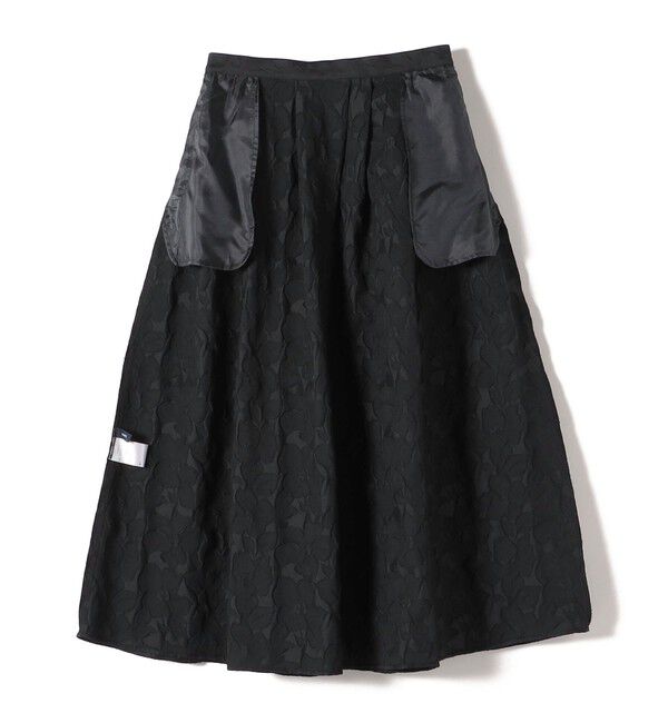 SHIPS for women「〈手洗い可能〉膨れ ジャカード タック フレア スカート」|スカート|