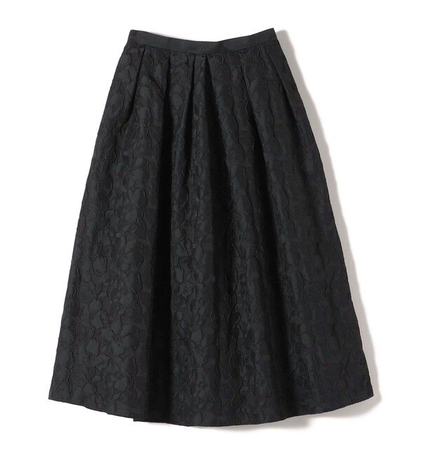SHIPS for women「〈手洗い可能〉膨れ ジャカード タック フレア スカート」|スカート|