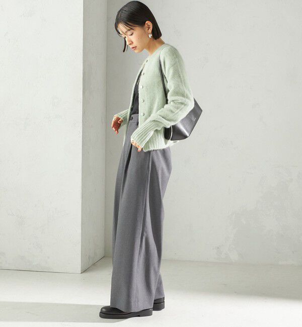 SHIPS for women「〈手洗い可能〉フォックス クルーネック ニット カーディガン」|カーディガン|