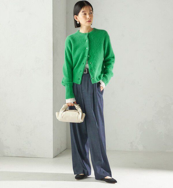 SHIPS for women「〈手洗い可能〉フォックス クルーネック ニット カーディガン」|カーディガン|