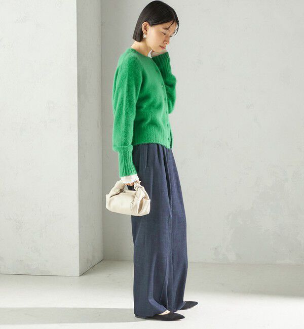 SHIPS for women「〈手洗い可能〉フォックス クルーネック ニット カーディガン」|カーディガン|