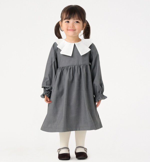 SHIPS Colors 「SHIPS Colors:90～130cm /〈洗濯機可能〉TR タックカラー ワンピース」|ワンピース|