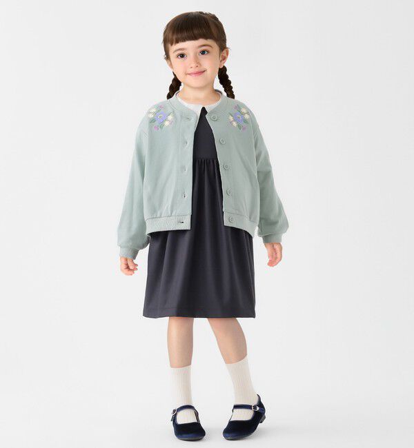 SHIPS Colors 「SHIPS Colors:90～130cm /〈洗濯機可能〉TR タックカラー ワンピース」|ワンピース|