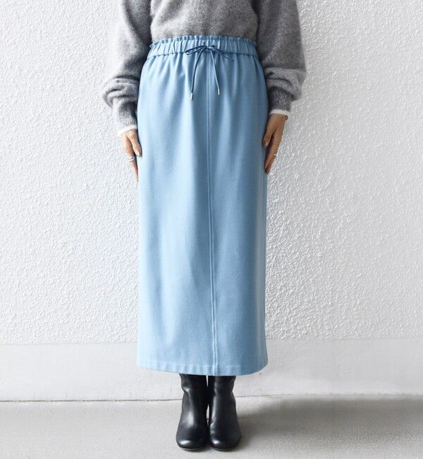 SHIPS for women「〈手洗い可能〉両面起毛 ドロスト スカート」|スカート|