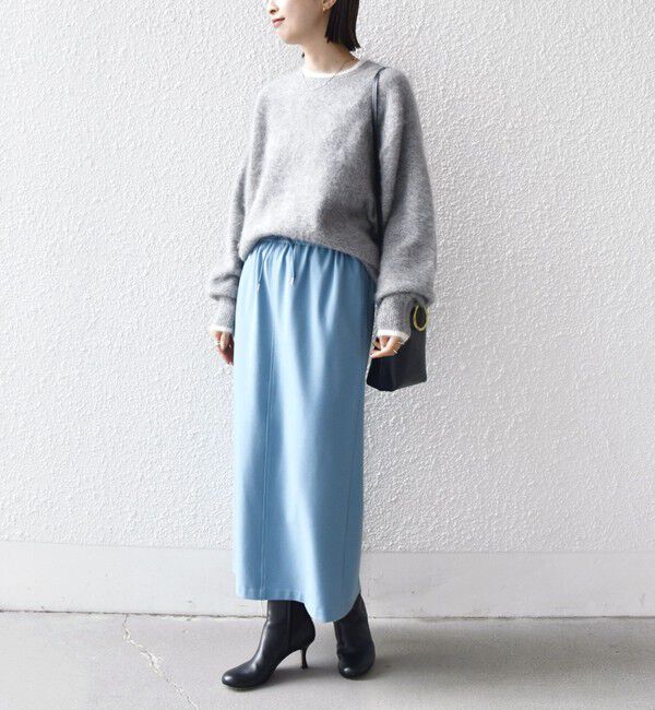 SHIPS for women「〈手洗い可能〉両面起毛 ドロスト スカート」|スカート|