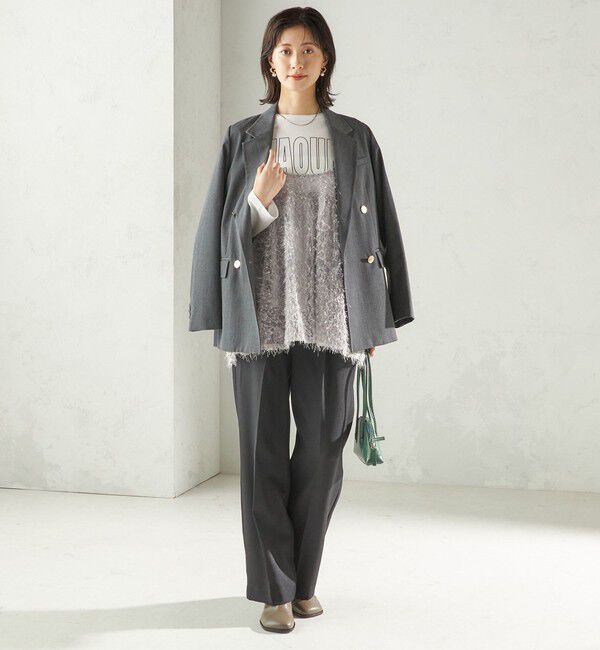 SHIPS for women「〈手洗い可能〉前後 2WAY レース キャミソール」|キャミソール|