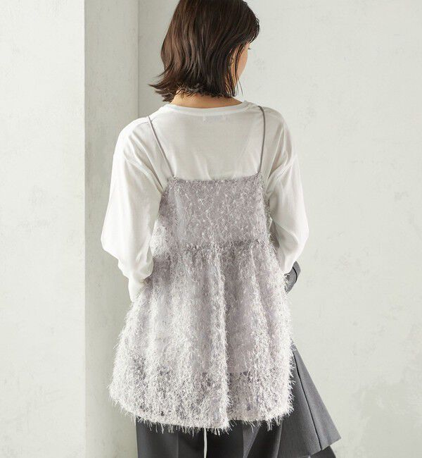 SHIPS for women「〈手洗い可能〉前後 2WAY レース キャミソール」|キャミソール|