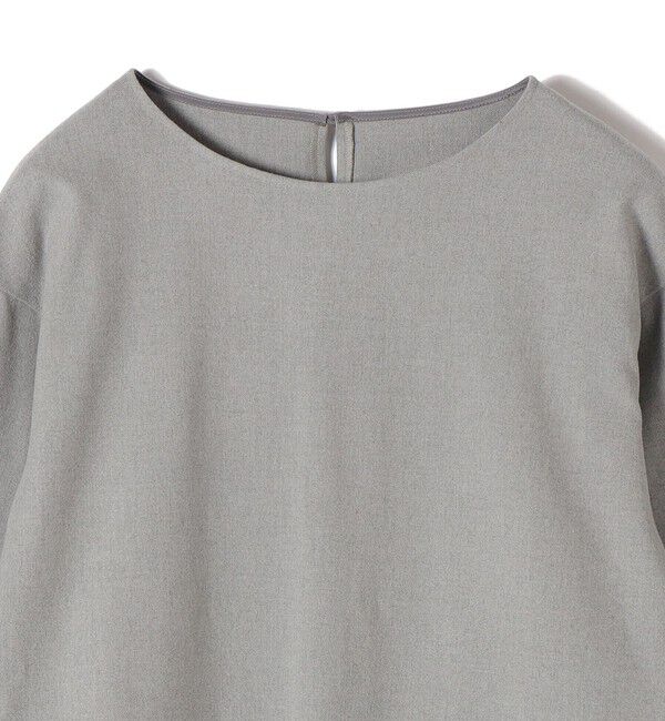 SHIPS for women「〈手洗い可能〉両面起毛 裾 ラウンド デザイン プルオーバー」|シャツ・ブラウス|