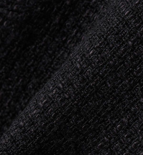 SHIPS for women「《一部追加予約》トライスピン 杢 ツイード パール モチーフ ボタン ジャケット（セレモニー対応可）」|ノーカラージャケット|