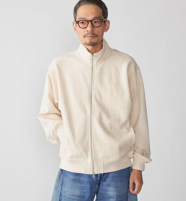 SHIPS「【SHIPS別注】Champion: リバースウィーブ スウェット スタンド ジップ カーディガン」|スウェット・ジャージ|