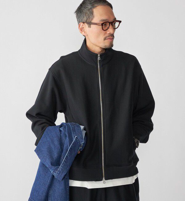 SHIPS「【SHIPS別注】Champion: リバースウィーブ スウェット スタンド ジップ カーディガン」|スウェット・ジャージ|