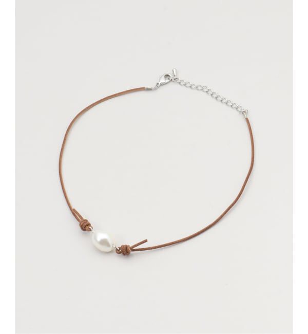 OUTDOOR PRODUCTS Usual Things「ララアンドハート バロックレザーチョーカー」|その他|ベージュ