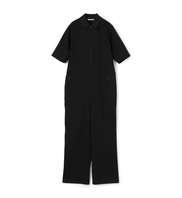 BACCA「コットンピケ ジップアップコンビネゾン」|ワンピース|19 ブラック