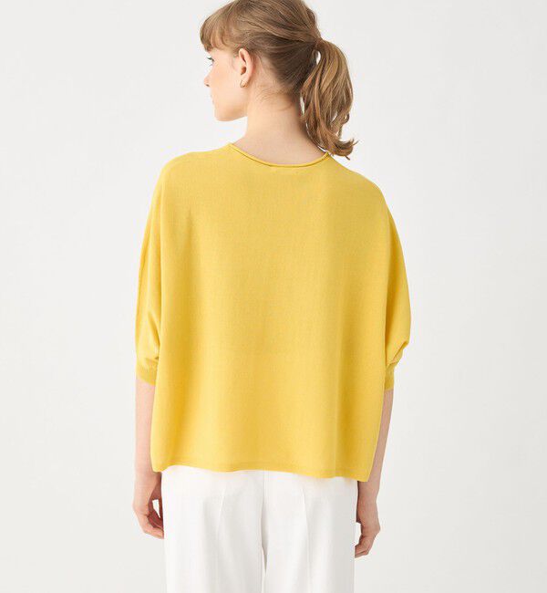 Ballsey「サスティナブルコットンナイロン クルーネックワイドプルオーバー」|ニット・セーター|