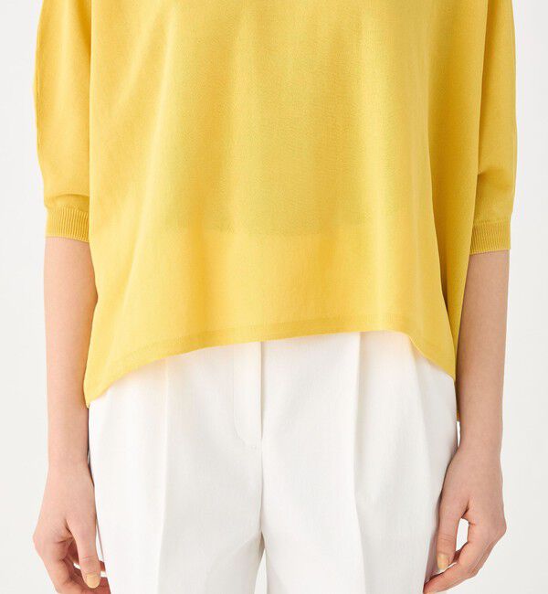 Ballsey「サスティナブルコットンナイロン クルーネックワイドプルオーバー」|ニット・セーター|