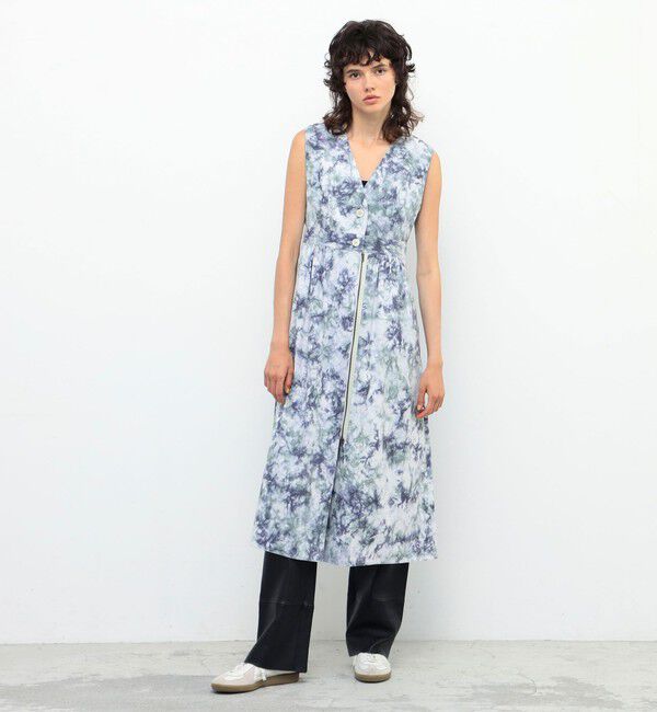BACCA「メランジェコーデュロイ タイダイワンピース」|ワンピース|