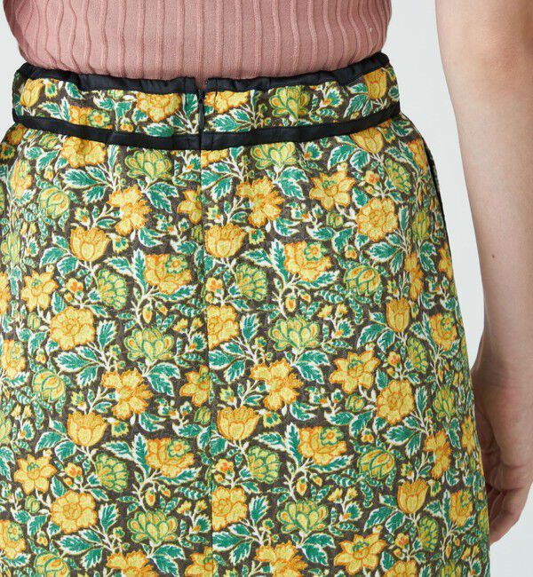 SOULEIADO「ポリエステルプリント ナローイージースカート」|スカート|