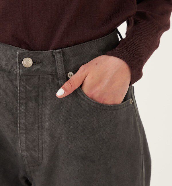 GALERIE VIE「リユースシーアイランドコットン　デニムストレートパンツ」|デニム|