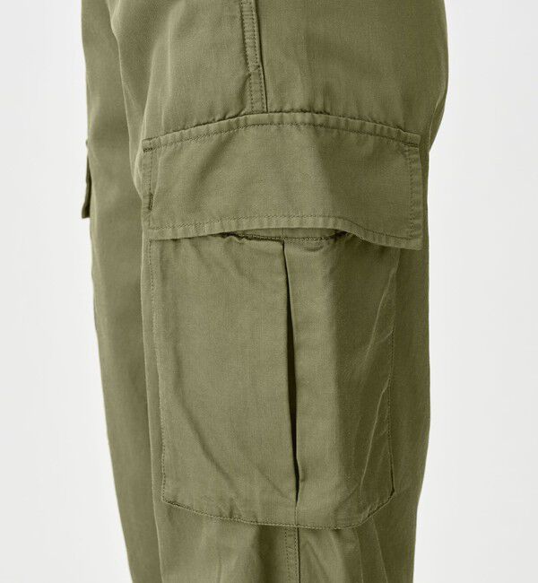 MACPHEE「コットンレーヨンモールスキン カーゴパンツ」|カーゴ|