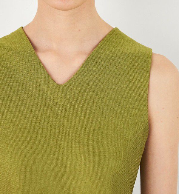 DES PRES「ブライトヤーンミラノリブ ペプラムプルオーバー」|ニット・セーター|