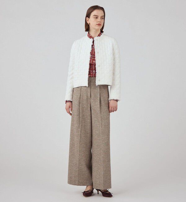 Ballsey「Bella シングルクルージャケット」|ノーカラージャケット|