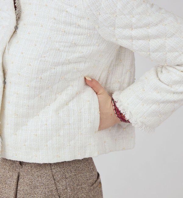 Ballsey「Bella シングルクルージャケット」|ノーカラージャケット|