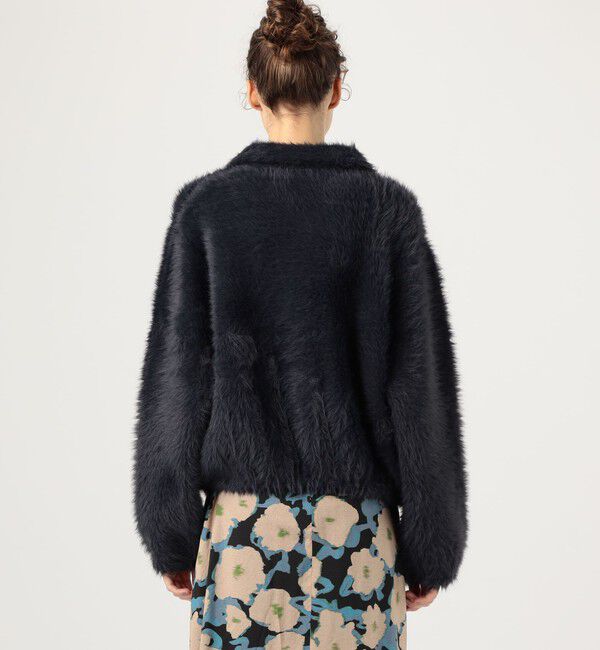 Ballsey「フェザーヤーン ステンカラーカーディガン」|カーディガン|