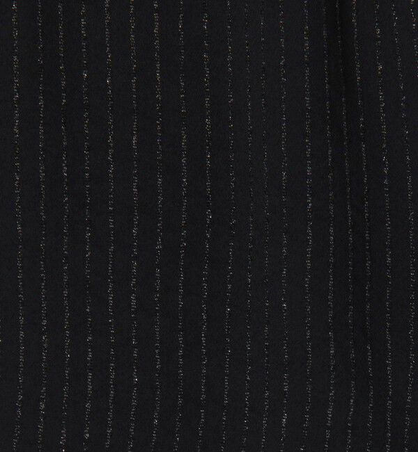 DES PRES「グリッターストライプ Uネックノースリーブブラウス」|シャツ・ブラウス|