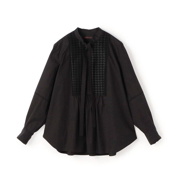 TOMORROWLAND collection「ブラックコンビネーション ボウタイブラウス」|シャツ・ブラウス|19 ブラック