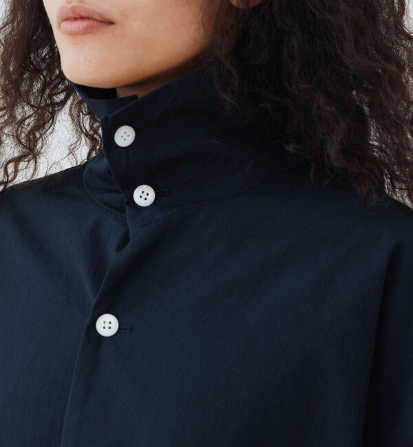 GALERIE VIE「パラシュートクロス スタンドカラーオーバーコート」|その他|