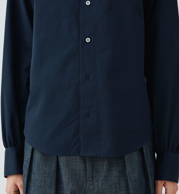 GALERIE VIE「クラシックポプリン ギャザーブラウス」|シャツ・ブラウス|