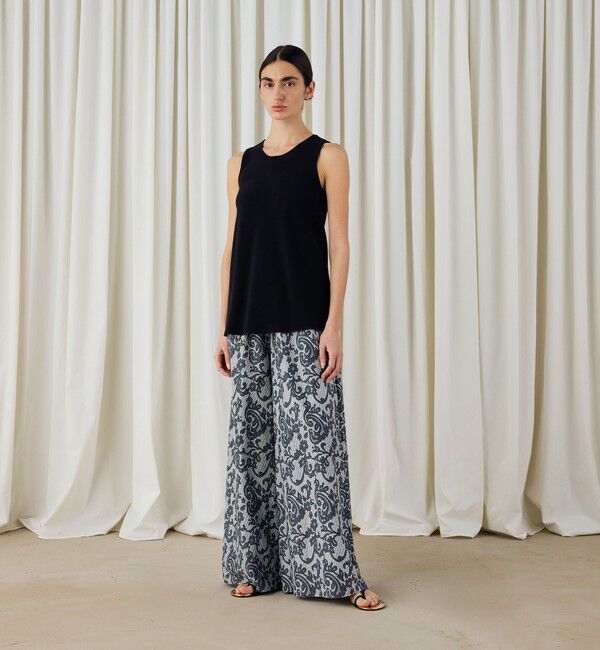 DES PRES「ライトダブルクロス ノースリーブトップス」|シャツ・ブラウス|