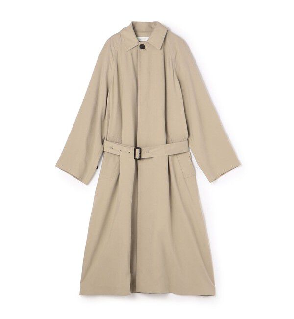 GALERIE VIE「ピーチクロス バルカラーコート」|ステンカラーコート|43 ベージュ