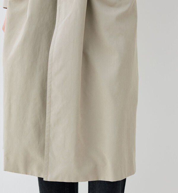 GALERIE VIE「ピーチクロス バルカラーコート」|ステンカラーコート|