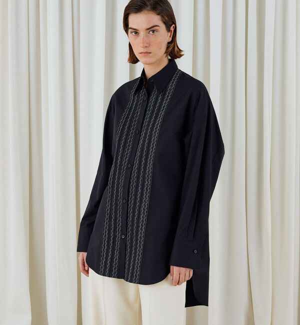 DES PRES「スビンコットンツイル チュニックシャツ」|シャツ・ブラウス|